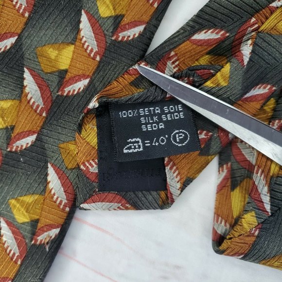 Rare Ermenegildo Zegna %100 Seta Silk Italian Tie - Picture 8 of 12